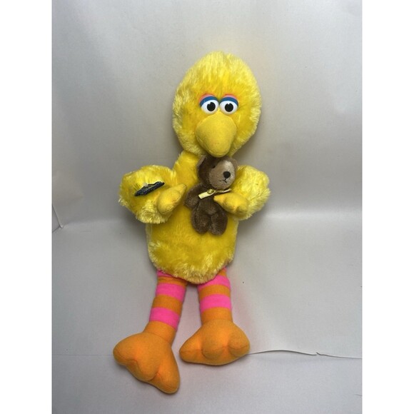 Applause Sesame Street Bigbird Holding Teddy Brahms Lullaby Music Shelf Sitter - Picture 4 of 13